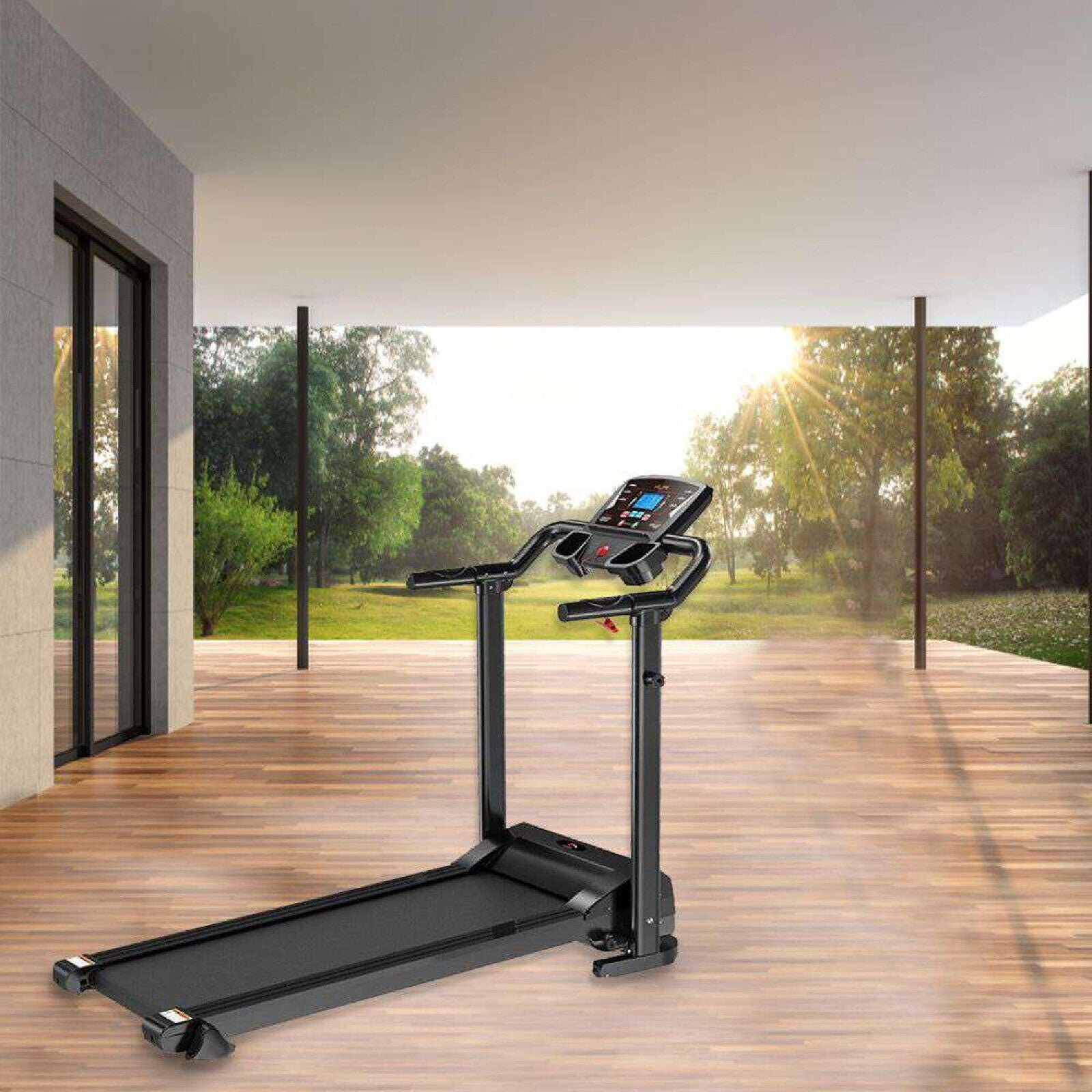 Treadmill Running Machine Electric Motorized Jogging Home Fitness Folding Gym UK