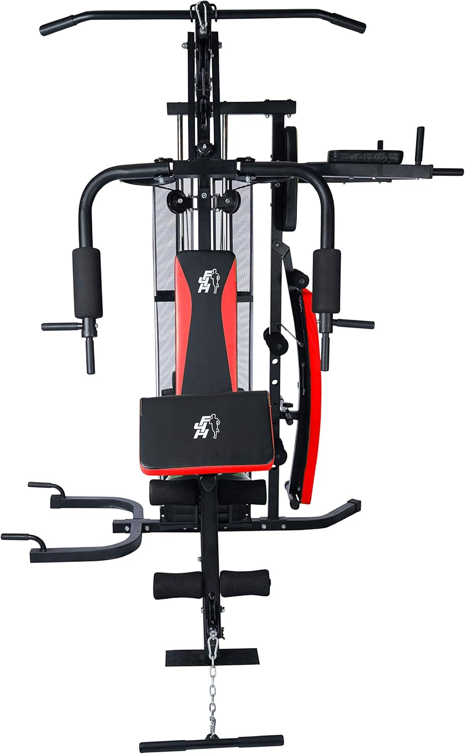 Fit4Home Multi Gym Workout Station | Home Fitness Body Exercise Machine | Total-Body Workout | Multifunctional Workout Station | TF-7005A, (81.64 KG)