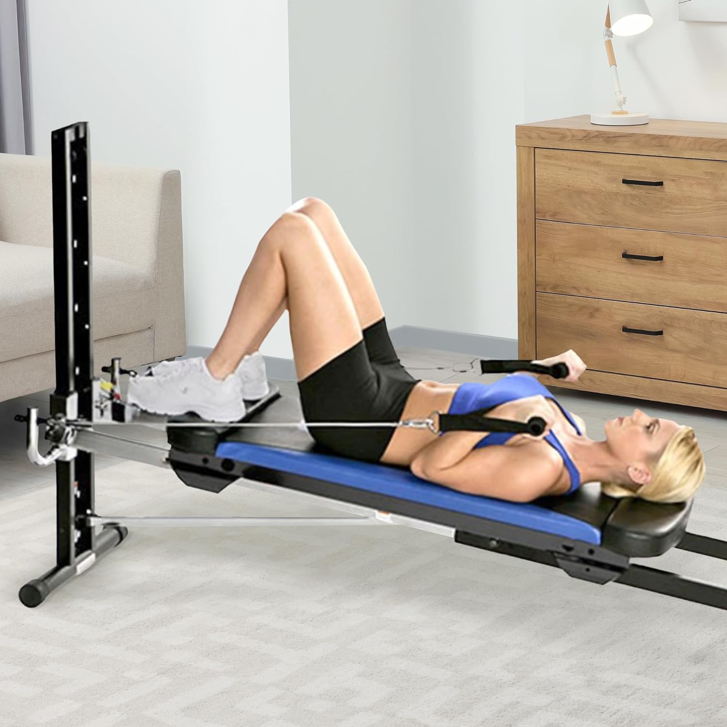 , Foldable, XLS, Multi Gym, Pilates Reformer, Home Gym Equipment, over 150 Exercises on One Machine, Award Winning as Seen on TV