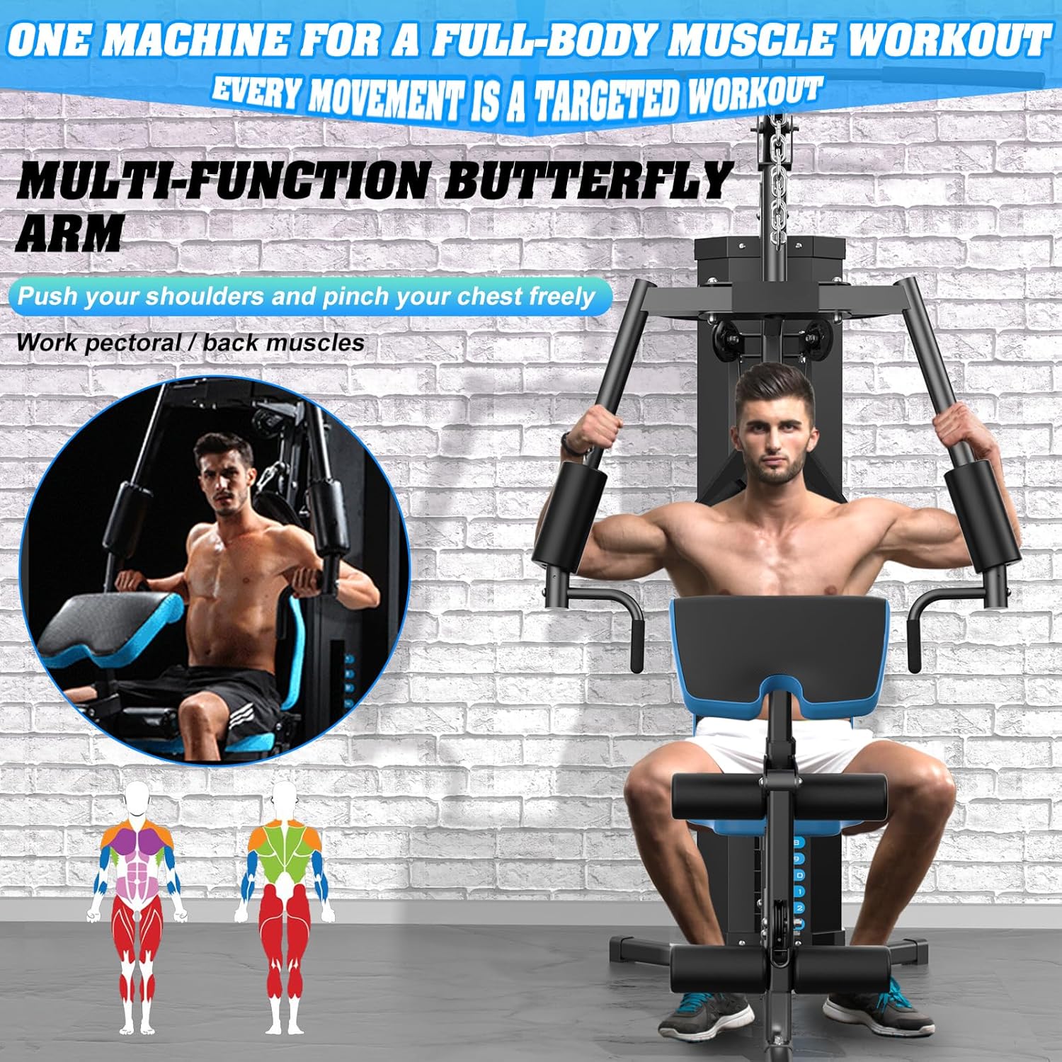 Home Gym Multifunctional Full Body Home Gym Equipment for Home Workout Equipment Exercise Equipment Fitness Equipment