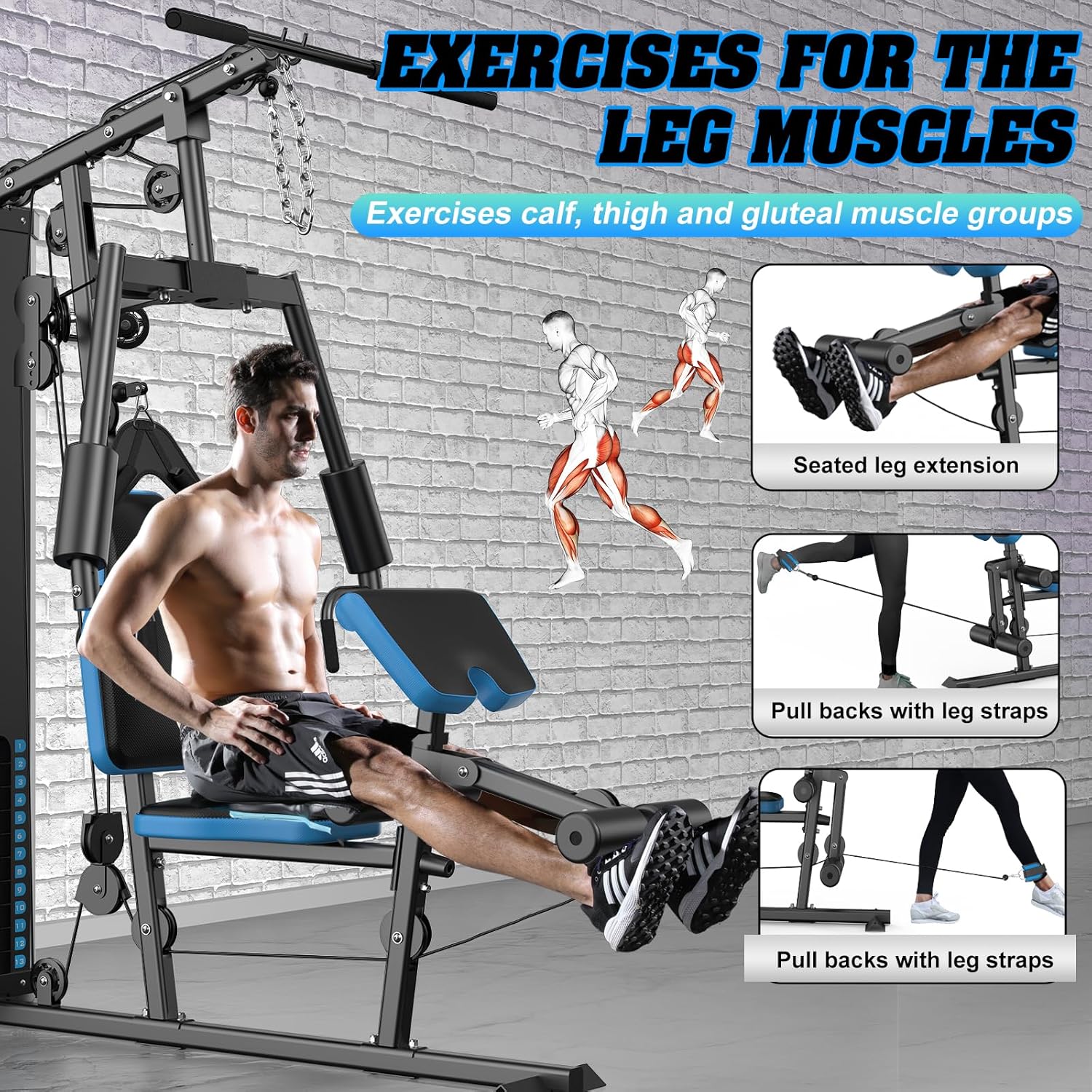 Home Gym Multifunctional Full Body Home Gym Equipment for Home Workout Equipment Exercise Equipment Fitness Equipment